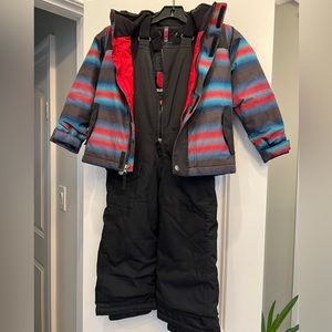 Burton ski jacket and ski pants, size 4T